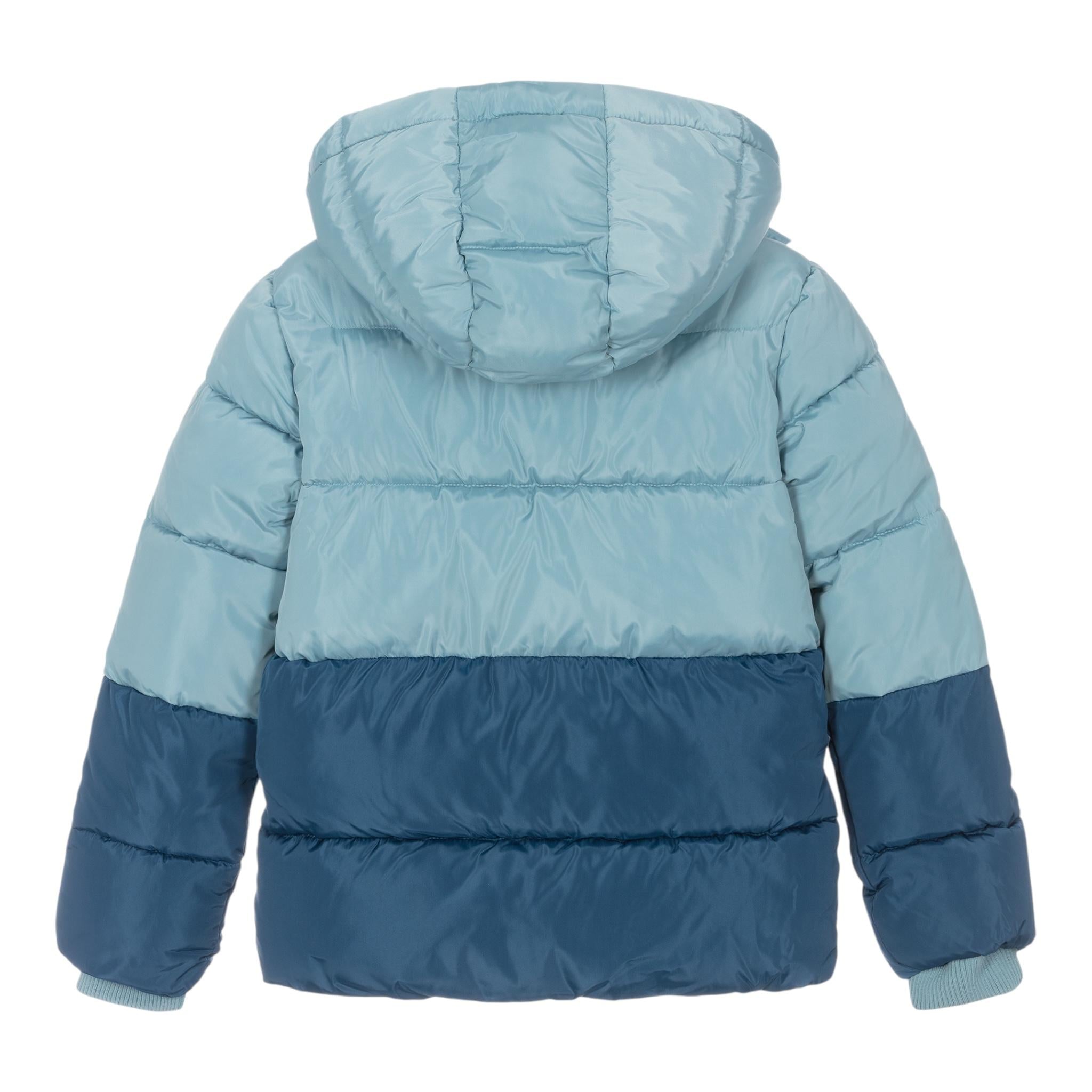 GUESS giubbino con cappuccio bicolore con logo Azzurro per Neonato N3BL02WB240 AZZURRO GUESS 