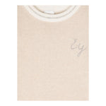 ELEVENTY maglia girocollo tinta unita con profili in contrasto Panna per Bambino EV9P00 PANNA ELEVENTY 