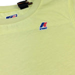K-Way T-Shirt Girocollo Tinta Unita con Stampa per Bambino K7133YW GIALLO K-WAY 