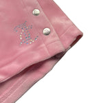 Juicy Couture Completo 2 Pezzi T-Shirt-Short Bicolore per Bambina JBX6512 BIANCO/ROSA JUICY COUTURE 