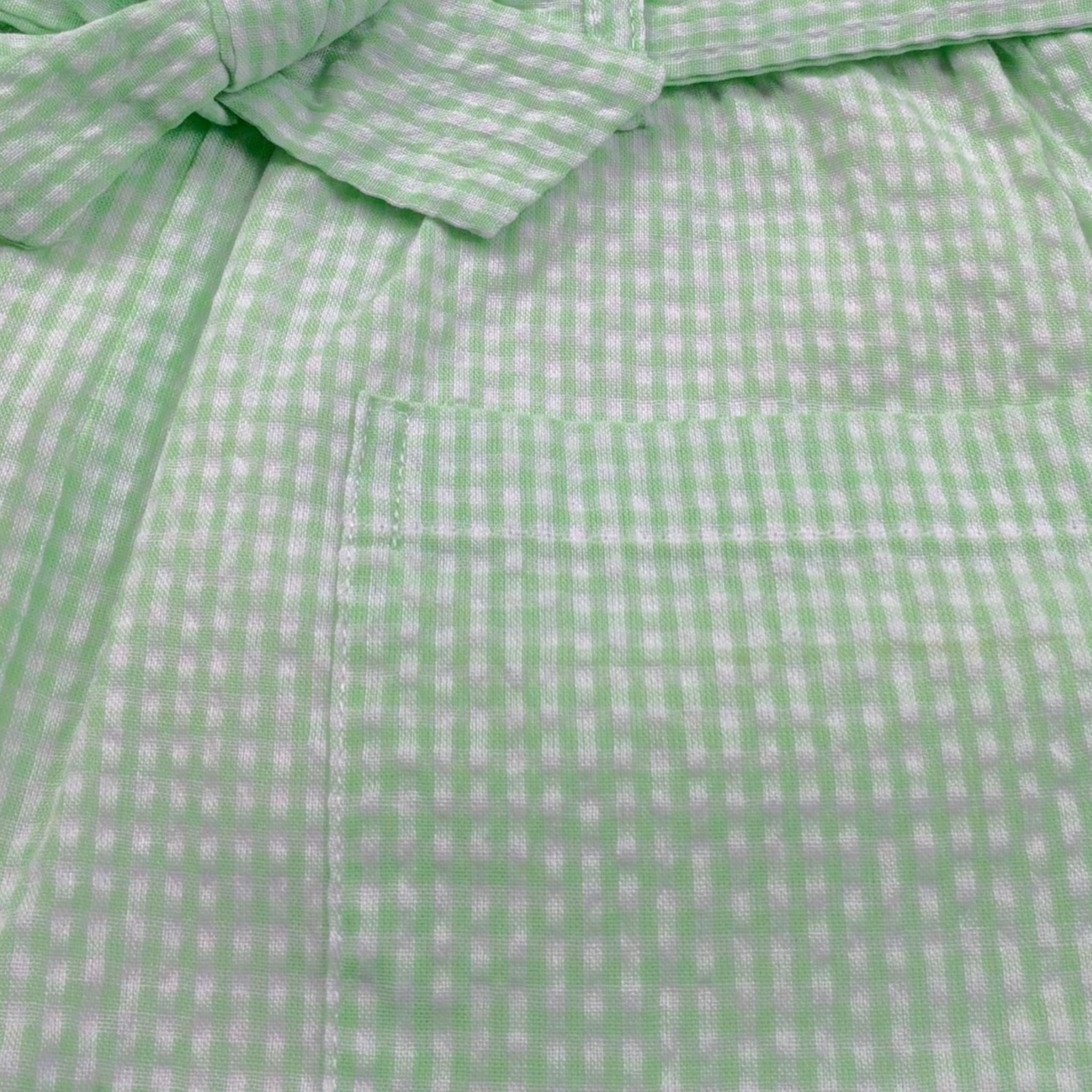 I Do Short Tinta Unita con Microfantasia per Bambina 4B530 VERDE I DO 