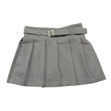 LU LU BY MISS GRANT short modello gonna tinta unita Grigio per Bambina LL3252 GRIGIO LU LU BY MISS GRANT 