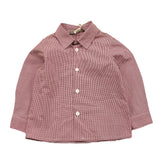 LITTLE BEAR camicia tinta unita con microfantasia Rosso per Neonato 5253 ROSSO LITTLE BEAR 