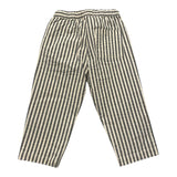 Zhoe & Tobiah Pantalone Tinta Unita Con Fantasia A Righe Panna Per Neonato