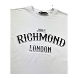 John Richmond T-Shirt Girocollo Tinta Unita con Stampa per Bambina RGP26048TS BIANCO JOHN RICHMOND 