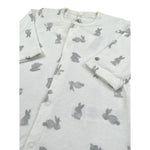 Petit Bateau Tutina tinta unita con Stampa Bianco per Neonato A0822 BIANCO PETIT BATEAU 