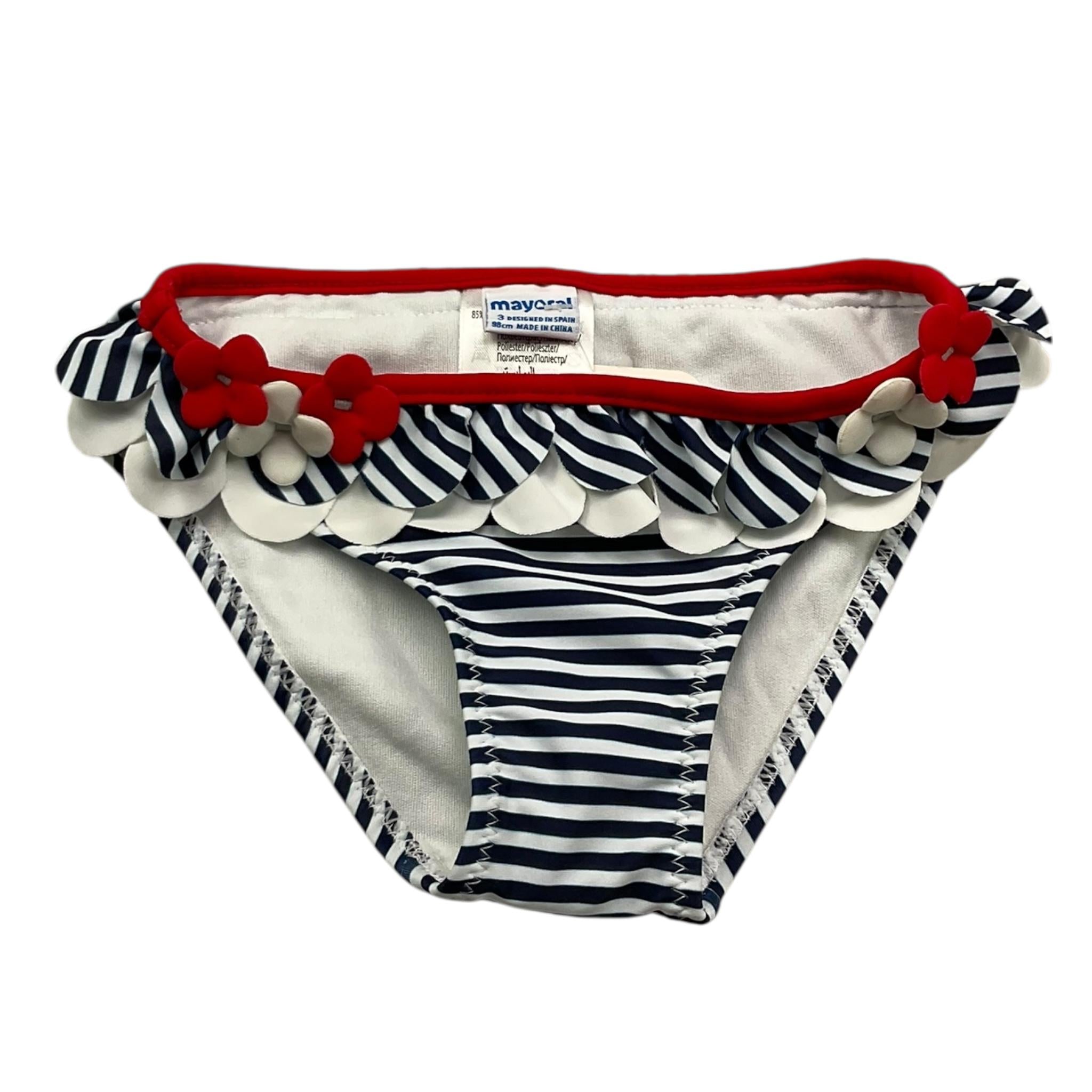 Mayoral Costume Stampa Fantasia A Righe per Neonata 3604 BIANCO/BLU MAYORAL 