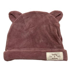 TEDDY E MINOU cappello tinta unita in camoscio Rosa per Neonata I24AC001M01377 ROSA TEDDY E MINOU 