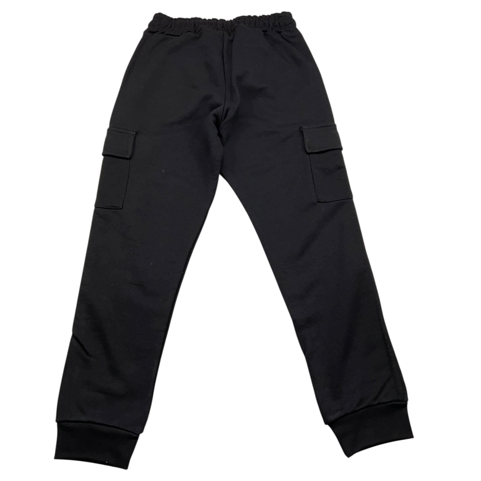 STARTER pantalone tuta tinta unita cn tasconi Nero per Bambino 1292 NERO STARTER 