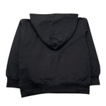 NEVER TOO felpa chiusa con cappuccio tinta unita con stampa in contrasto Nero per Bambino NT2108R NERO NEVER TOO 