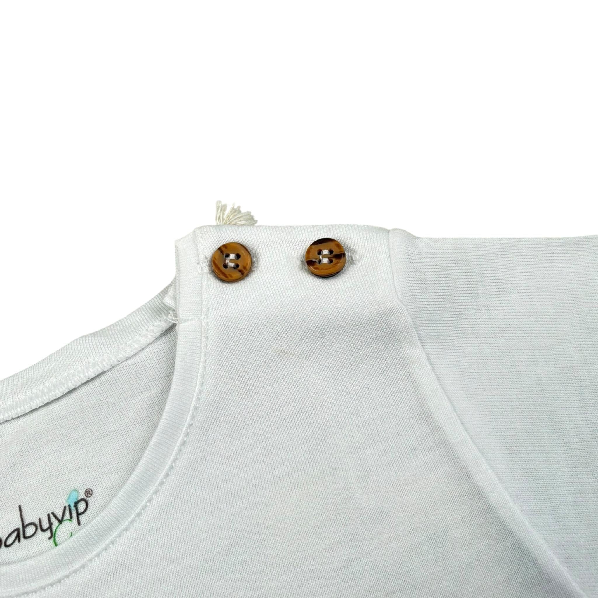 Babyvip T-Shirt Girocollo Tinta Unita per Neonato T7778 BIANCO BABYVIP 