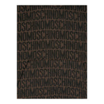 MOSCHINO felpa tinta unita logata con cappuccio Marrone per Bambino HUF08CXX MARRONE MOSCHINO 