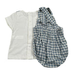 Calamaro Completo 2 Pezzi T-Shirt-Pagliaccetto per Neonato 11127 BIANCO CALAMARO 