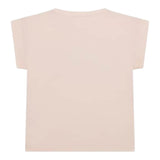 Guess T-Shirt Girocollo Tinta Unita con Stampa per Bambina J5GI14K6YW4 ROSA GUESS 