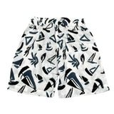 Please Bermuda Tinta Unita con Stampa per Bambino RE81364B71J BIANCO PLEASE 