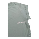 Hinnominate T-Shirt Tinta Unita con Arricci Laterali per Bambina 3646MY00199X VERDE HINNOMINATE 