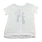 Monnalisa Camicia Mezza Manica Tinta Unita con Stampe per Bambina 711618PB PANNA MONNALISA 