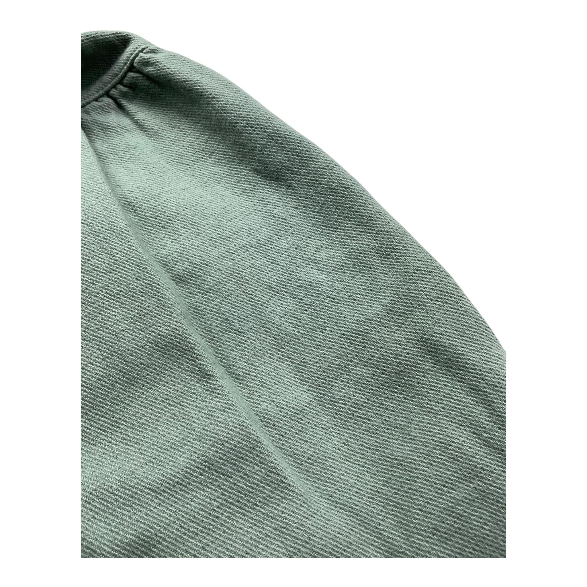 PLAY UP salopette tinta unita con rouches Verde per Bambina PA022AP11502J VERDE PLAY UP 