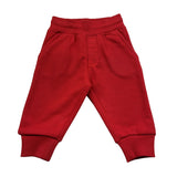 Trussardi Pantalone Tuta Tinta Unita con Logo per Neonato TIP26003PA ROSSO TRUSSARDI 