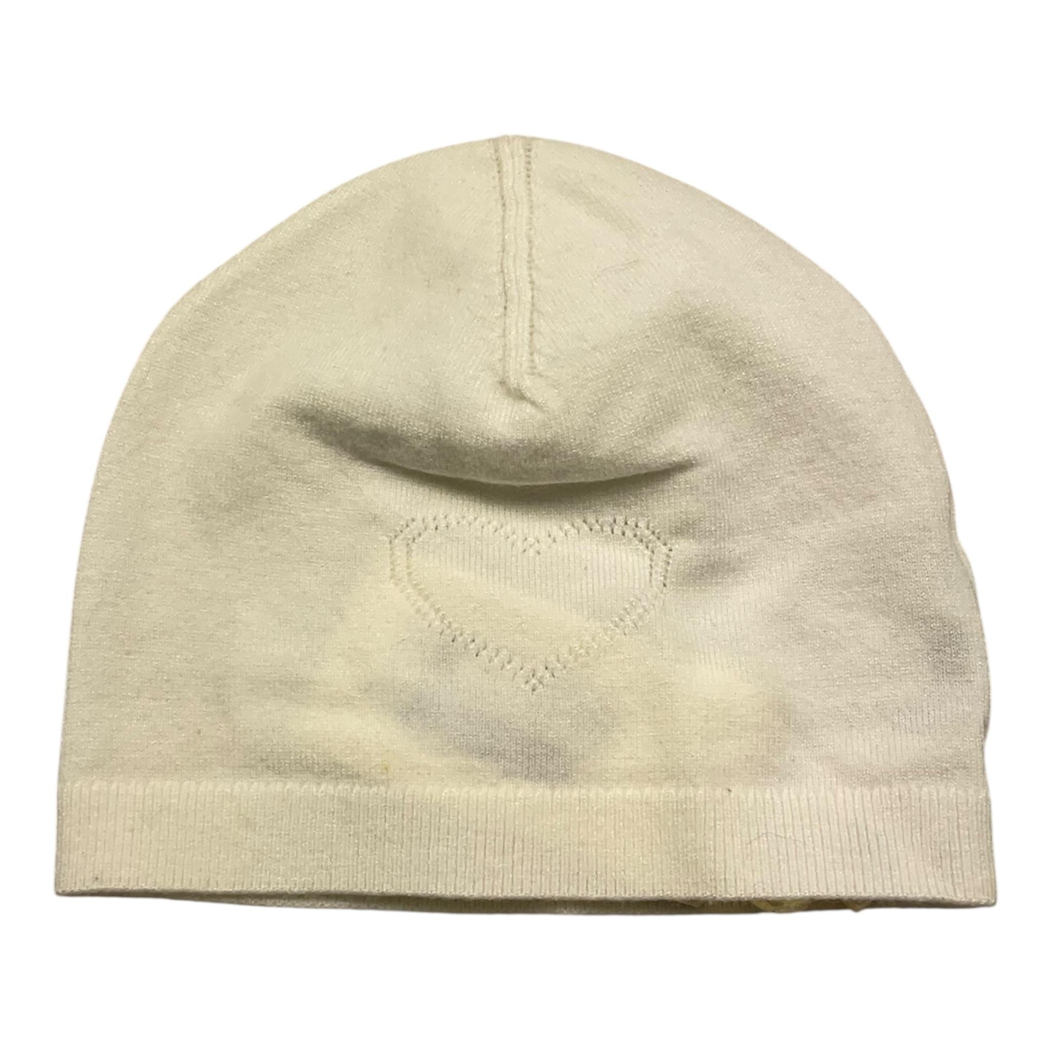 TWINSET cappello tnta unita con ricami Panna per Bambina FA7HAA PANNA TWINSET 