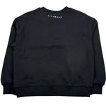 John Richmond Felpa Chiusa Girocollo Tinta Unita con Stampa per Bambino RBP26002FE NERO JOHN RICHMOND 