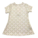 Michael Kors Abito Mezza Manica Girocollo Logato per Neonata R30311 PANNA MICHAEL KORS 