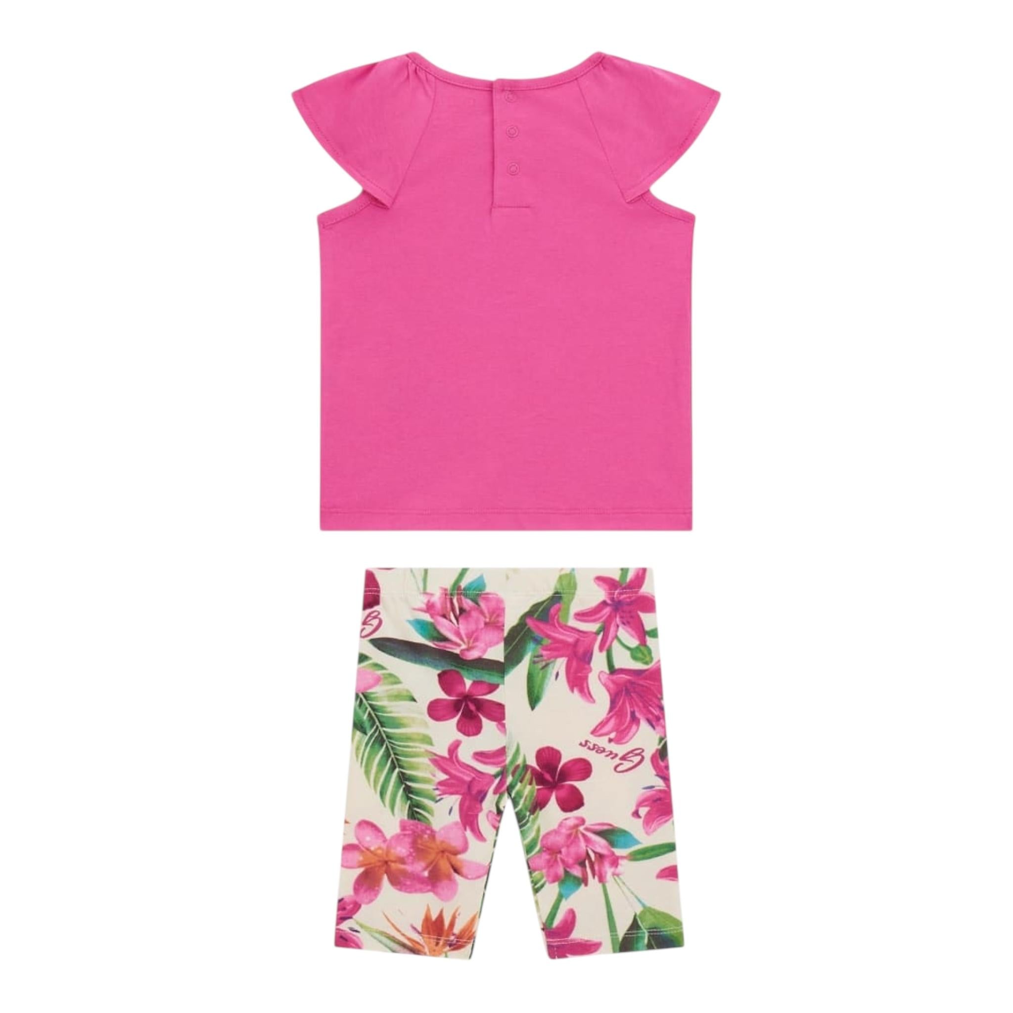 Guess Completo 2 Pezzi Leggins-T-Shirt  per Neonata K5GG02K6YW4N FUXIA GUESS 