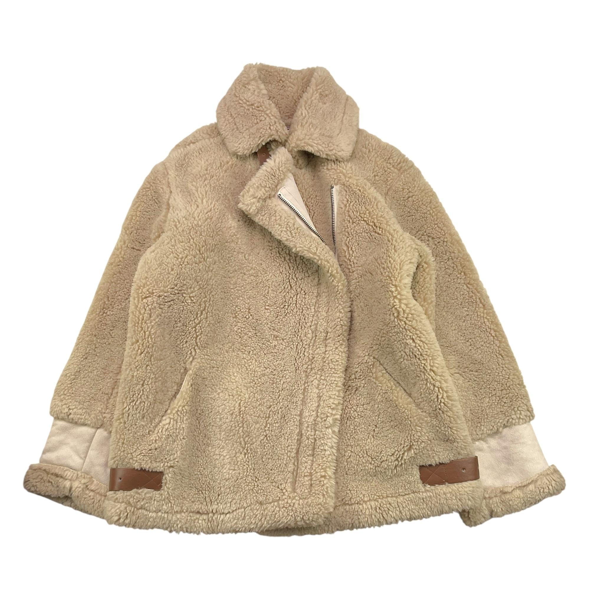 MANILA GRACE giubbino modello teddy tinta unita con zip Beige per Bambina MFJF24C102 BEIGE MANILA GRACE 