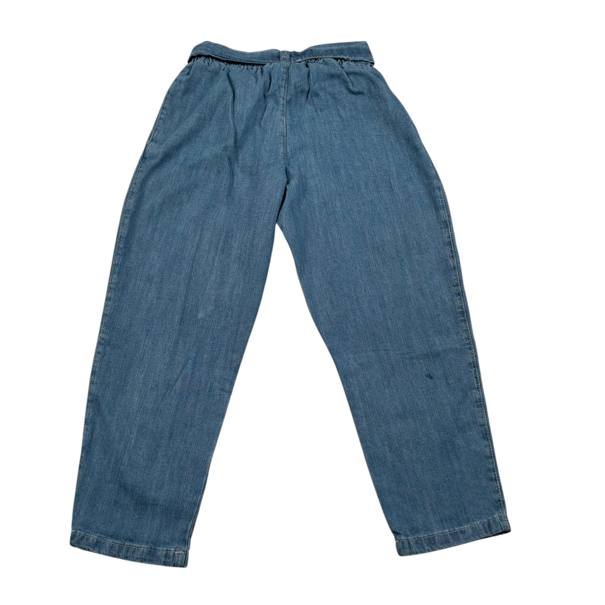 J.O. Milano Pantalone Tinta Unita con Elastico In Vita per Bambina 574Q3J AZZURRO J.O. MILANO 