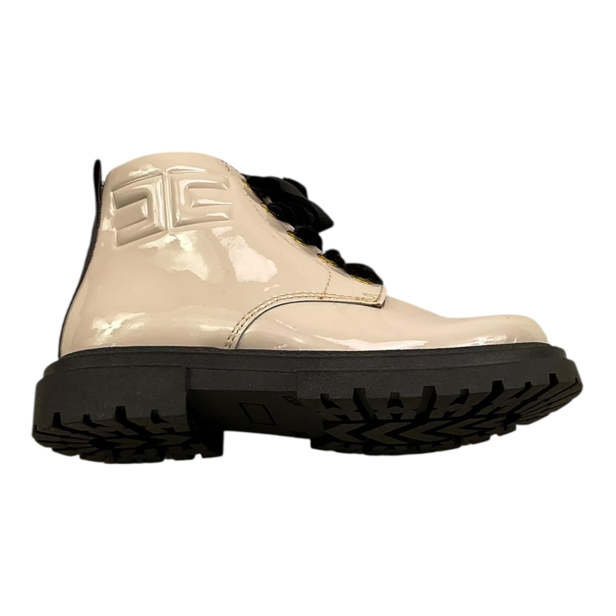 ELISABETTA FRANCHI tronchetto tinta unita con suola in gomma Avorio per Neonata F1A5E0125N AVORIO ELISABETTA FRANCHI 