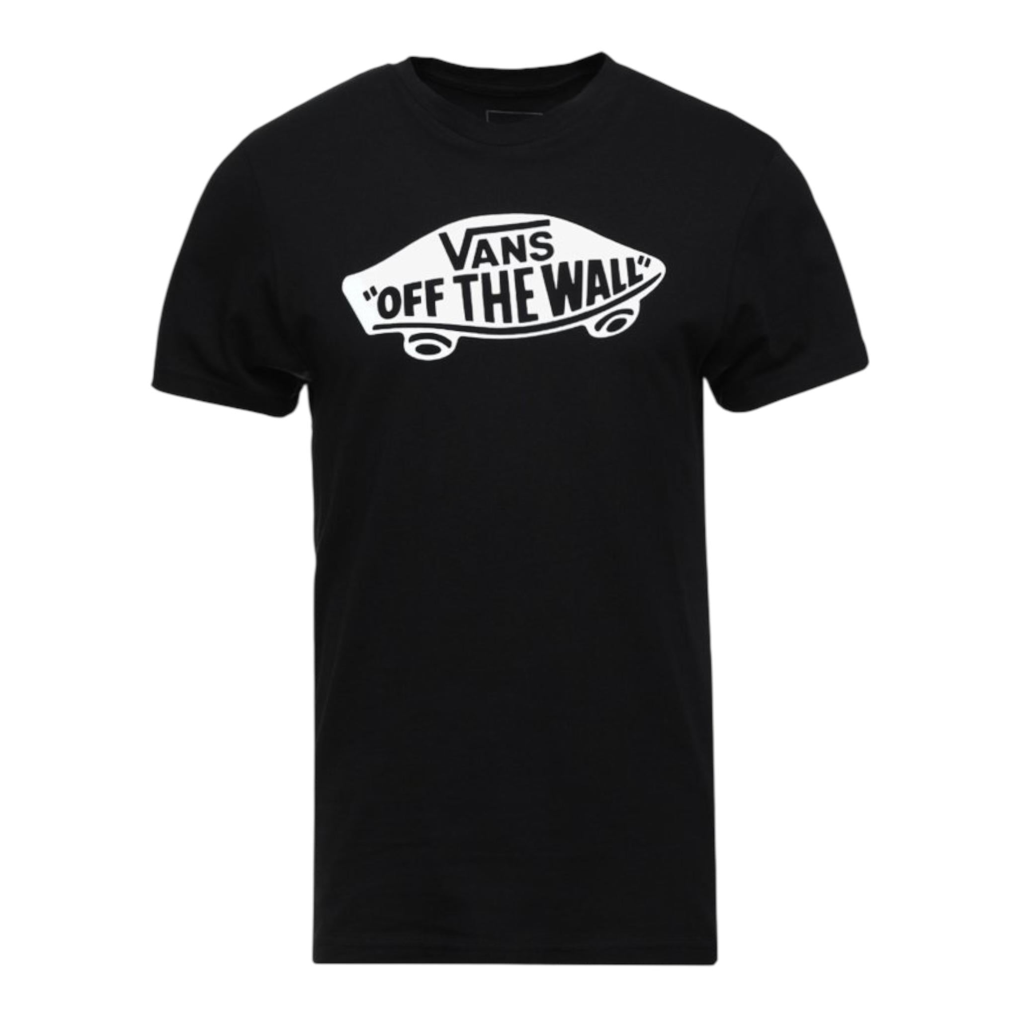 Vans T-Shirt Girocollo Tinta Unita con Stampa per Neonato VN0A3IJ1BLK NERO VANS 