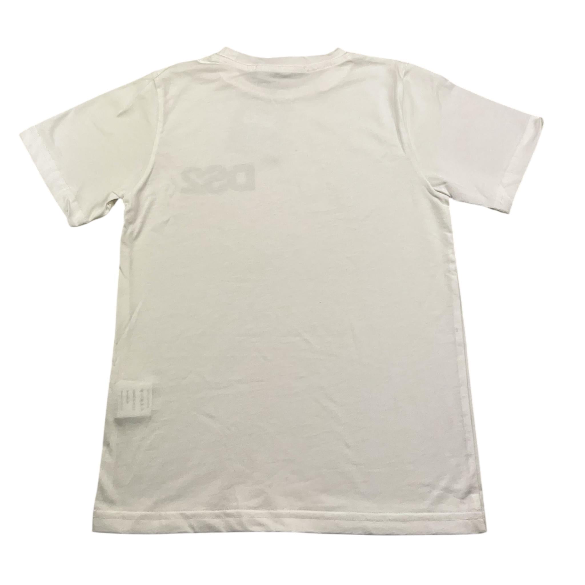 DROPSEASON2 t-shirt girocollo tinta unita con logo Bianco per Bambino FW242K39 BIANCO DROPSEASON2 