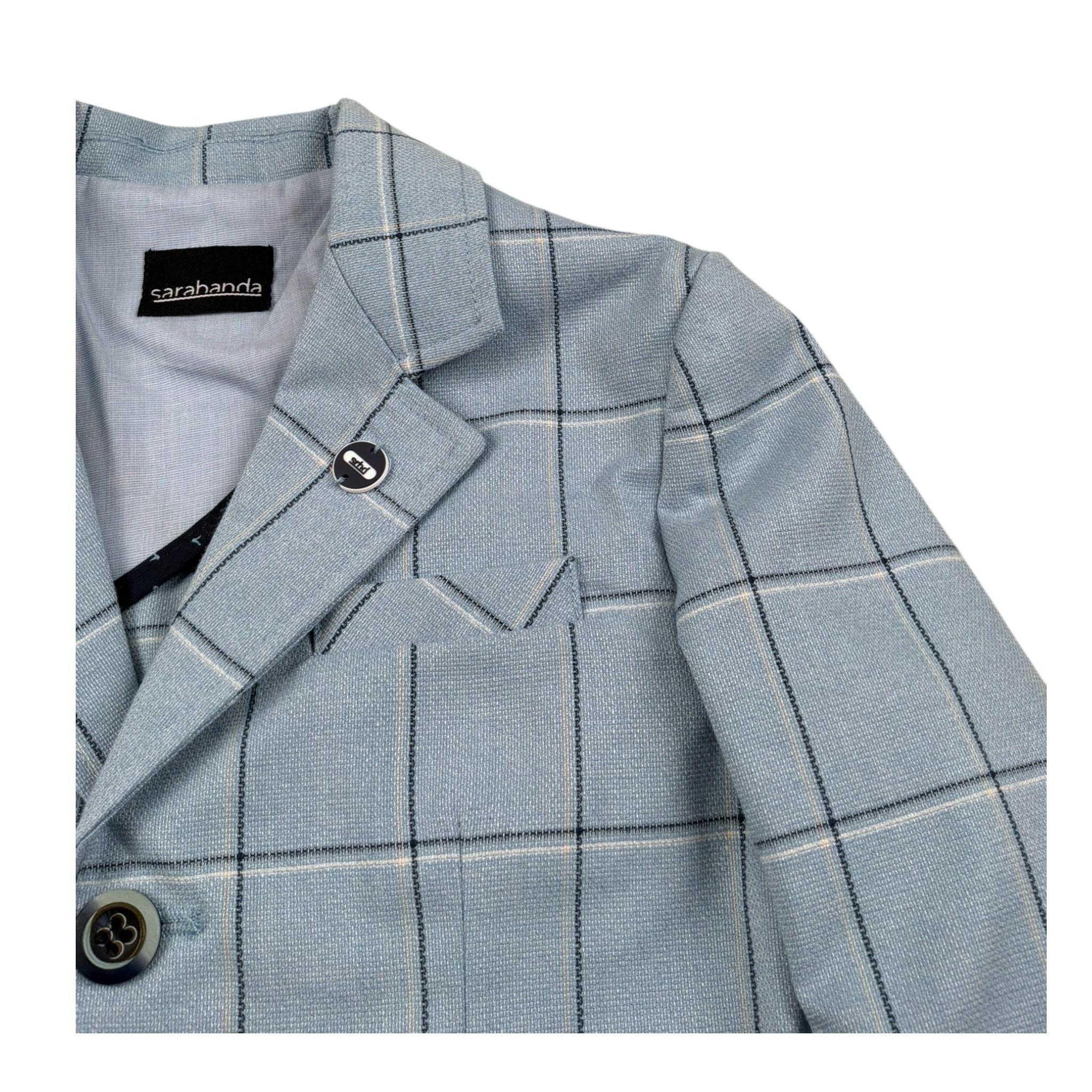 Sarabanda Giacca Tinta Unita per Bambino 04161J AZZURRO SARABANDA 