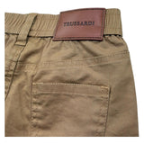 Trussardi Bermuda Tinta Unita con Elsastico In Vita per Neonato TIP26074BE MARRONE TRUSSARDI 