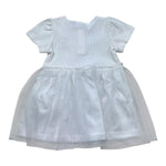 Moschino Abito Tinta Unita Mezza Manica per Neonata MDV0DB BIANCO MOSCHINO 