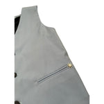 Manuel Ritz Gilet Tinta Unita con Bottoni per Bambino MR2892 AZZURRO MANUEL RITZ 