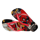 Havaianas Infradito Tinta Unita Con Fantasia Spiderman Rosso Per Bambino