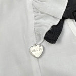 Alice Pi Camicia Tinta Unita con Profli In Contrasto per Bambina 2517 BIANCO ALICE PI 