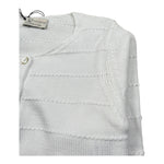 J.O. Milano Coprispalle Tinta Unita con Ricami per Neonata 573X1 BIANCO J.O. MILANO 