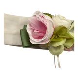 Colori Chiari Fascia Capelli Tinta Unita con Applicazioni per Neonata FN978198 BIANCO COLORI CHIARI 