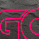 GCDS abito tinta unita girocollo con stampa Nero per Neonata 028775 NERO GCDS 