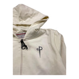 CESARE PACIOTTI felpa cn zip e cappuccio tinta unita Panna per Bambino COMP5314JJ PANNA CESARE PACIOTTI 