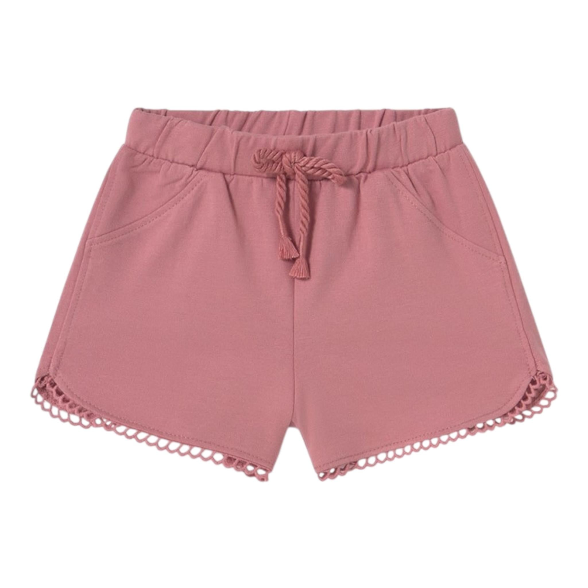 Mayoral Short Tinta Unita con Trafori per Neonata 603 ROSA MAYORAL 