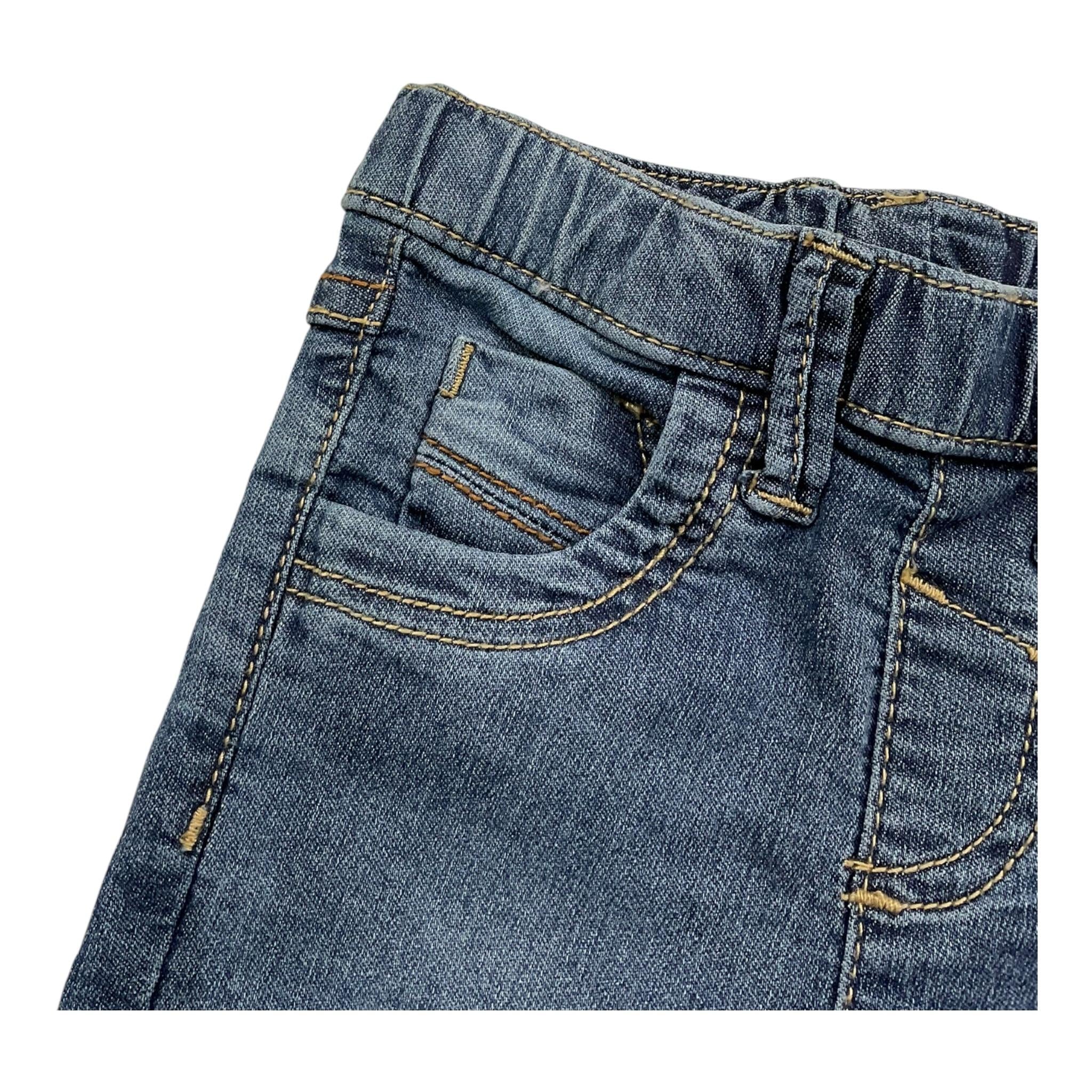 LOSAN jeans tinta unita con elastico in vita Blu per Neonato 51029966752009 BLU LOSAN 