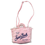 Saint Barth Borsa Tinta Unita con Stampa per Bambina VANITYMINI ROSA SAINT BARTH 