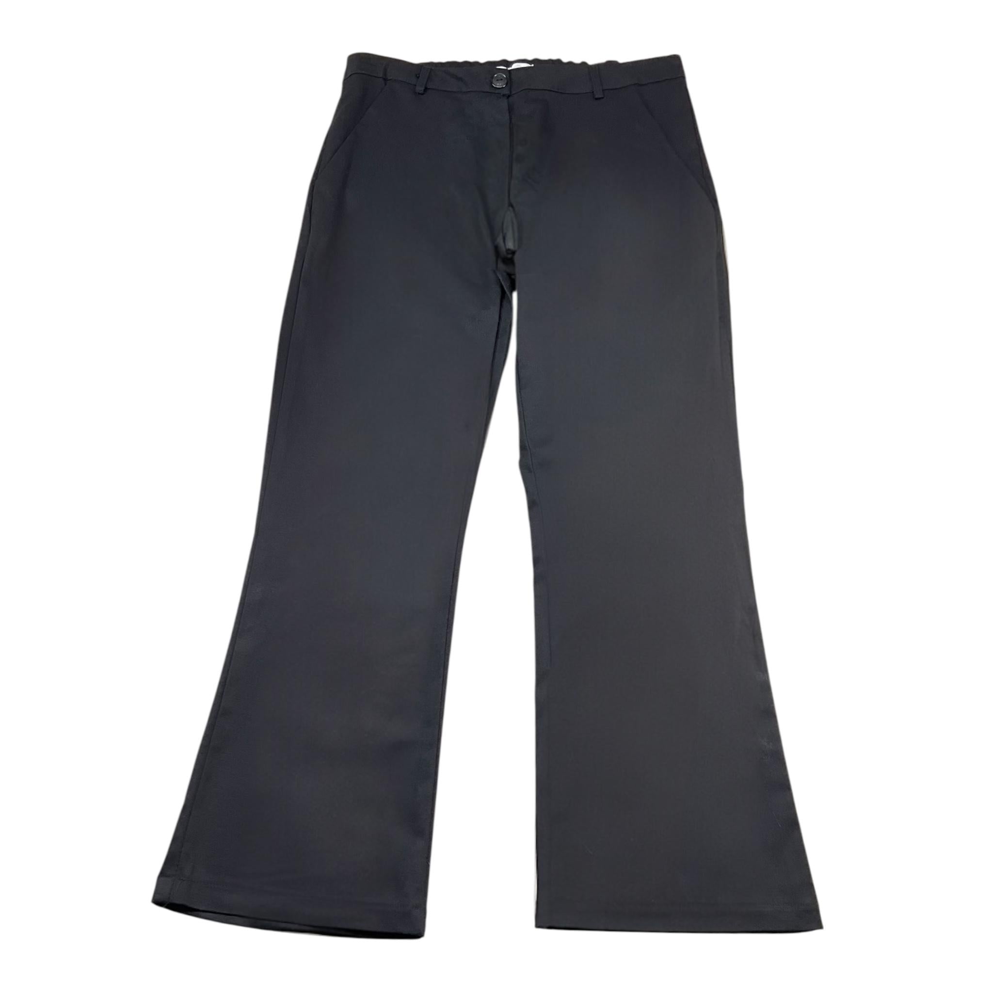 Met Pantalone Tinta Unita con Elastico In Vita per Bambina ME337 NERO MET 
