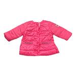 Monnalisa Giubbino Tinta Unita con Bottoni per Neonata 399104 FUXIA MONNALISA 