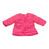 Monnalisa Giubbino Tinta Unita con Bottoni per Neonata 399104 FUXIA MONNALISA 