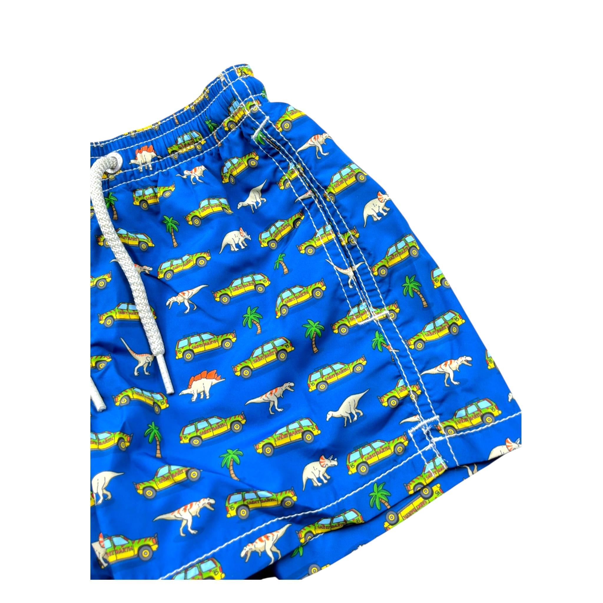 Saint Barth Costume Modello Boxer Tinta Unita con Stampa per Bambino SAINTBART BLU SAINT BARTH 