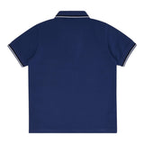 Emporio Armani Polo Mezza Manica Tinta Unita per Bambino 8N4FB3 BLU EMPORIO ARMANI 